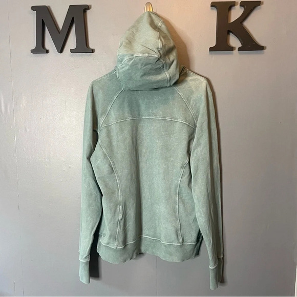 Lululemon Scuba Pullover Washed Blue Charcoal size 8 - Picture 13 of 14